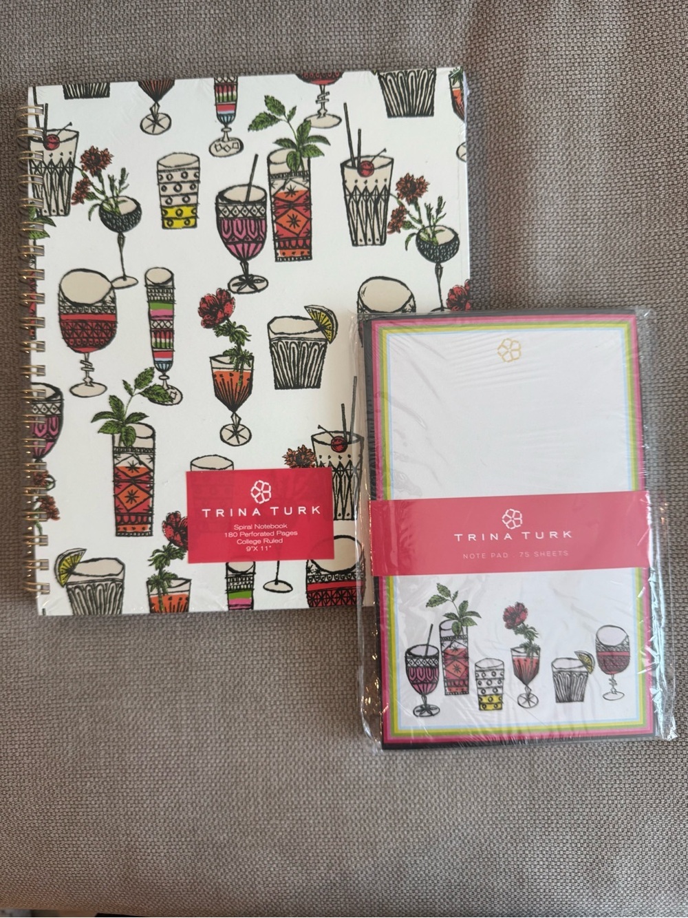 Trina Turk Notebook and Notepad